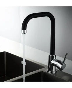 Vendita online di LINEA FLORIDA - MISCELATORE MONOCOMANDO LAVELLO CROMATO E NERO : Miscelatori cucina
