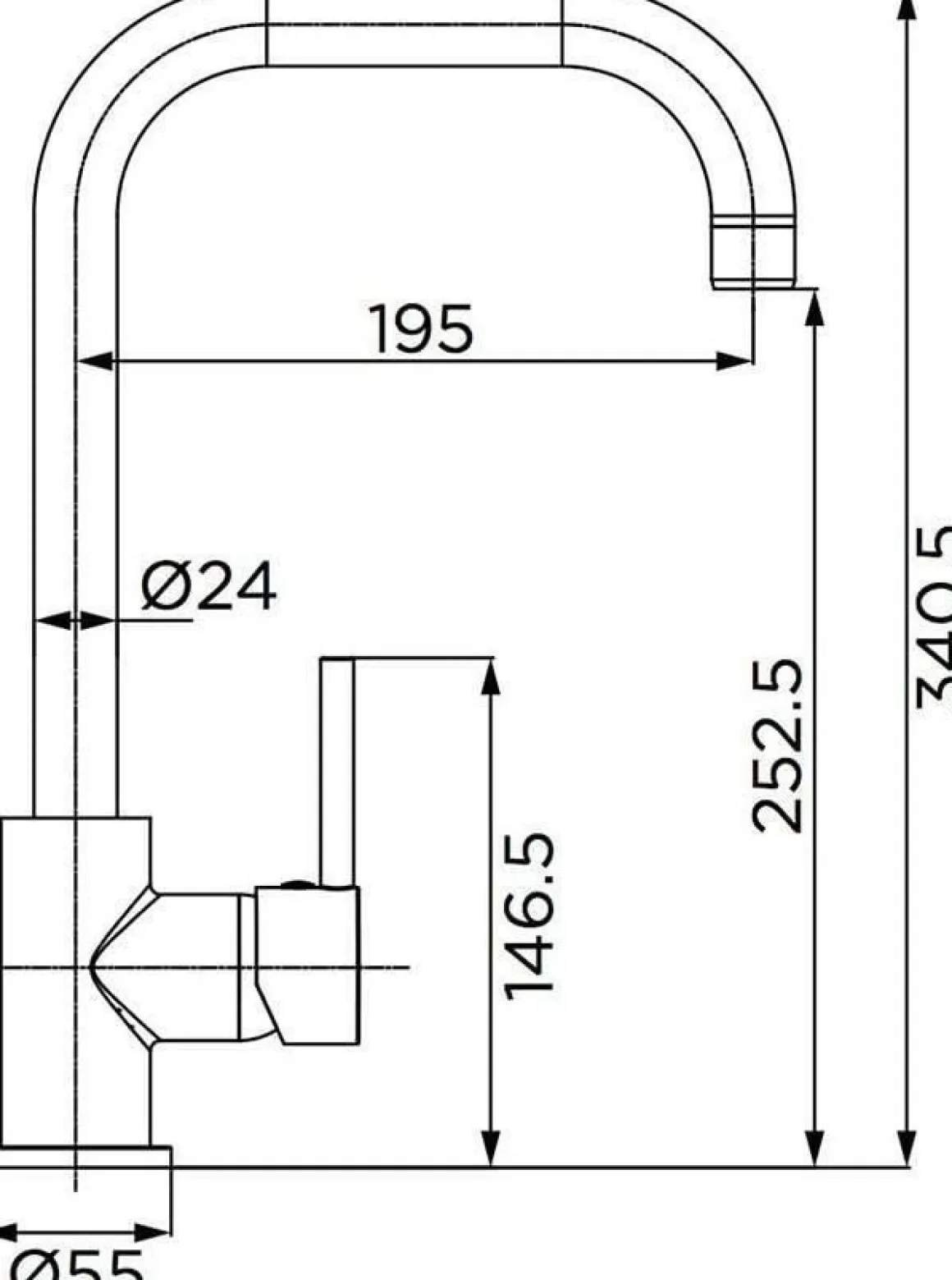 Vendita online di LINEA FLORIDA - MISCELATORE MONOCOMANDO LAVELLO CROMATO: Miscelatori cucina