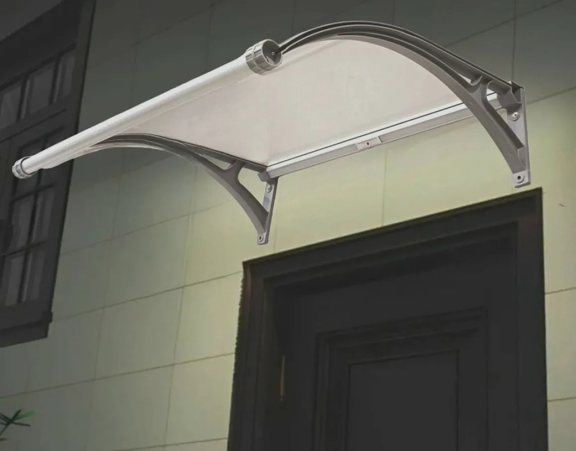 Vendita online di PENSILINA CM 100X120 CON LUCE LED TRASPARENTE E GRIGIO