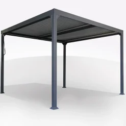 Vendita online di PERGOLA BIOCLIMATICA IN ALLUMINIO 3X3 CON LAMELLE REGOLABILI