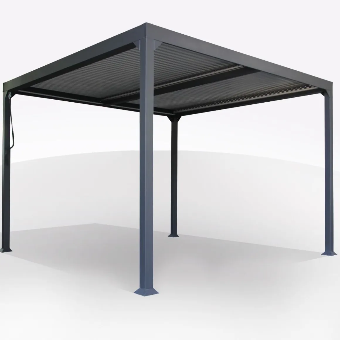 Vendita online di PERGOLA BIOCLIMATICA IN ALLUMINIO 3X3 CON LAMELLE REGOLABILI