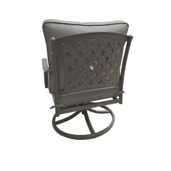 Vendita online di POLTRONA GIREVOLE MOD. WEAVE ALLUMINIO PRESSOFUSO ANTRACITE