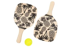 Vendita online di RACCHETTE DA SPIAGGIA IN LEGNO CON PALLINA DA TENNIS