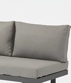 Vendita online di SALOTTO COMPONIBILE SIRMIONE ALLUMINIO E LEGNO DI ACACIA