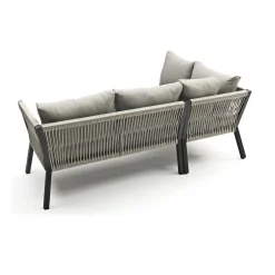 Vendita online di SALOTTO DA GIARDINO IN ALLUMINIO ANTRACITE