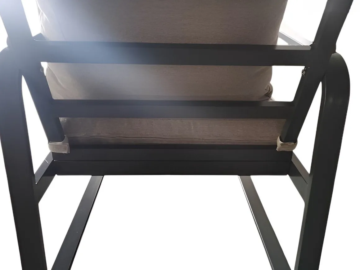 Vendita online di SALOTTO DA GIARDINO POLYWOOD E ALLUMINIO ANTRACITE