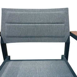 Vendita online di SALOTTO DA GIARDINO ALLUMINIO E TEXTILENE GRIGIO