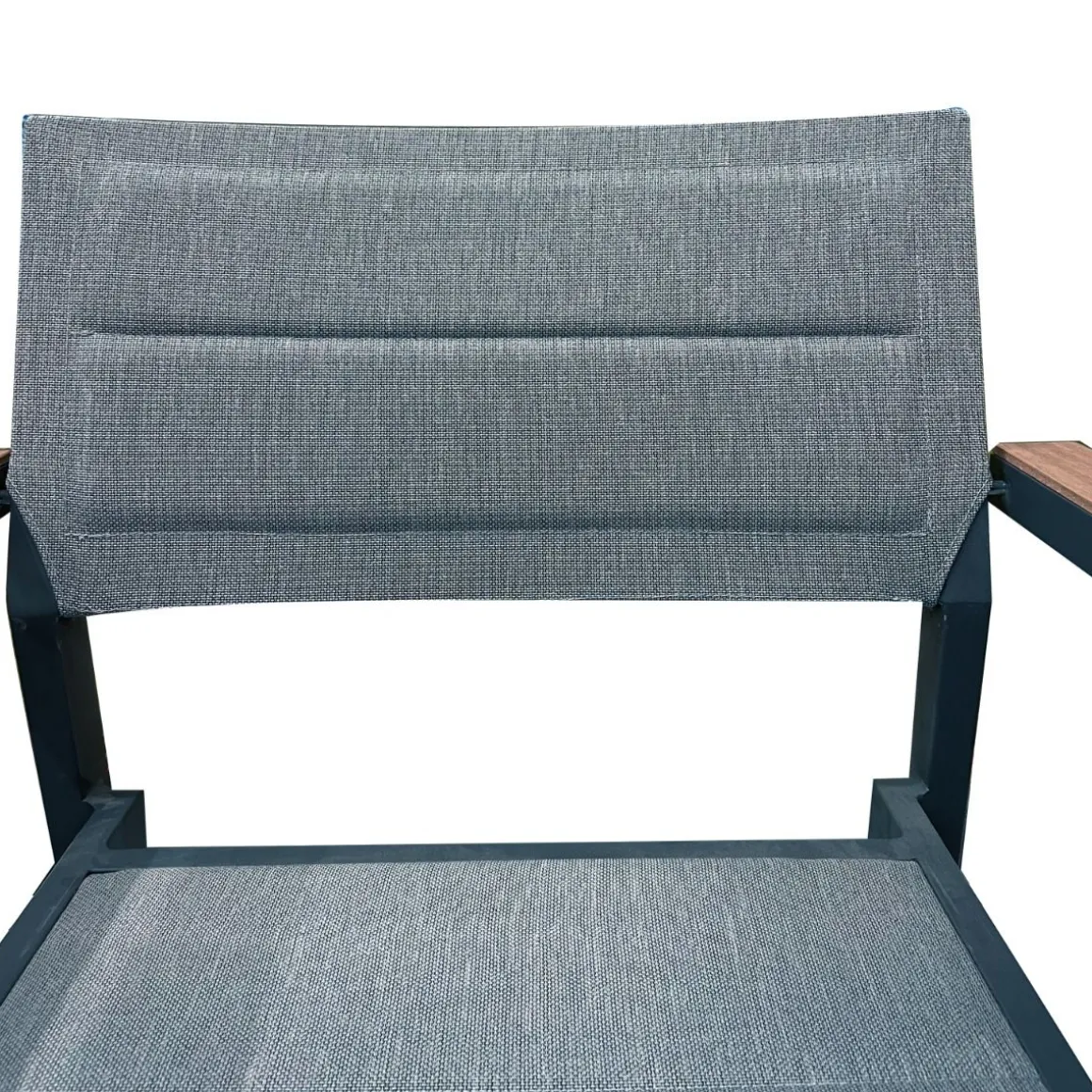Vendita online di SALOTTO DA GIARDINO ALLUMINIO E TEXTILENE GRIGIO