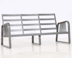 Vendita online di SALOTTO DA GIARDINO ALLUMINIO ANTRACITE E POLYWOOD