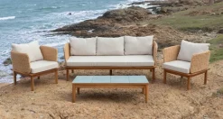 Vendita online di SALOTTO DA GIARDINO SANTA MARIA ACACIA E POLYRATTAN