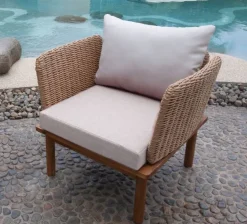 Vendita online di SALOTTO DA GIARDINO SANTA MARIA ACACIA E POLYRATTAN