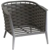 Vendita online di SALOTTO DA GIARDINO EMBRUNS ALLUMINIO MARRONE