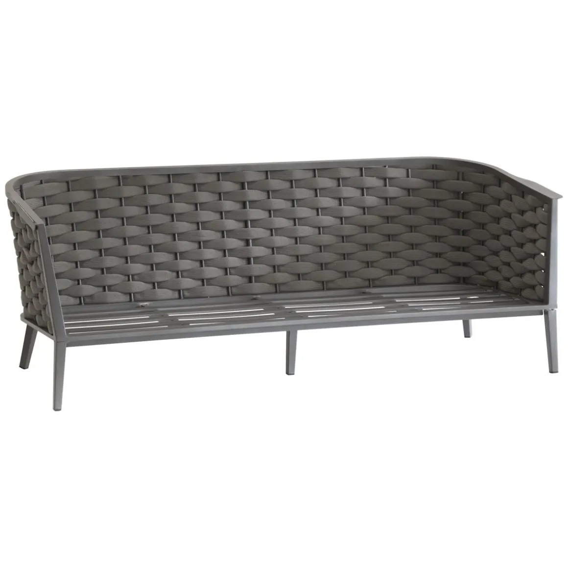 Vendita online di SALOTTO DA GIARDINO EMBRUNS ALLUMINIO MARRONE
