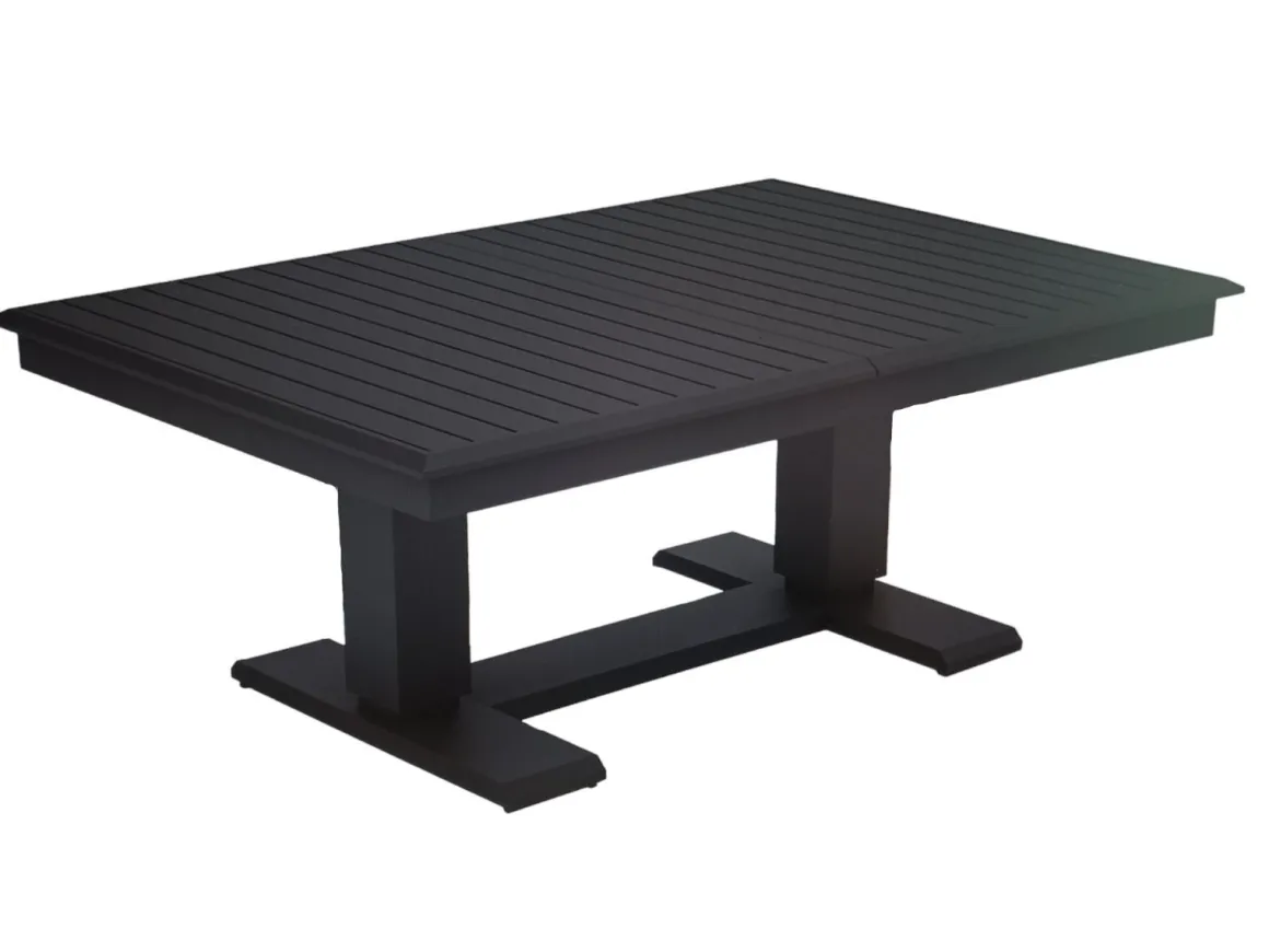 Vendita online di SALOTTO DA GIARDINO IN METALLO ANTRACITE E TEAK
