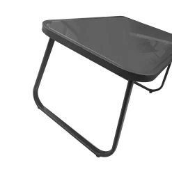 Vendita online di SALOTTO DA GIARDINO PATIO ACCIAIO E TEXTILENE ANTRACITE