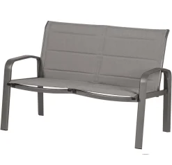 Vendita online di SALOTTO GIARDINO ELYN ALLUMINIO TONKA E TEXTILENE TORTORA