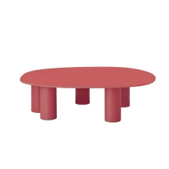 Vendita online di SCAB - TAVOLINO MOD. HYPPO CM 104X73 ALLUMINIO ROSSO CARMINIO