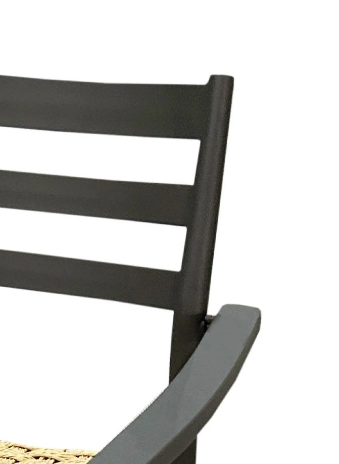 Vendita online di SEDIA IN METALLO ANTRACITE E POLYRATTAN