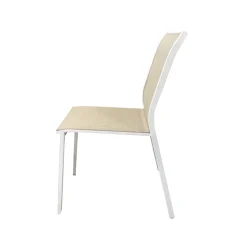Vendita online di SEDIA MOD. ESSENTIA BIANCA E TEXTILENE BEIGE