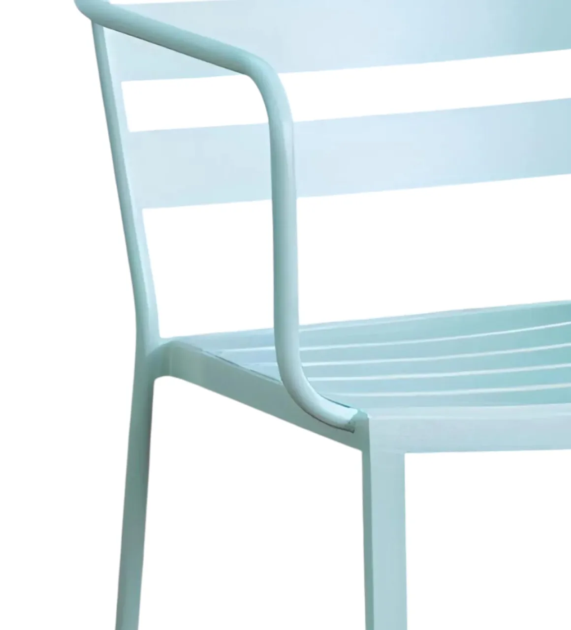 Vendita online di SEDIA MOD. SANTORINI EVO IN ACCIAIO VERDE MENTA