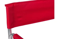 Vendita online di SEDIA REGISTA PIEGHEVOLE IN ALLUMINIO E TESSUTO ROSSO