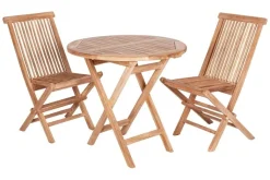 Vendita online di SET TAVOLO + 4 SEDIE IN TEAK