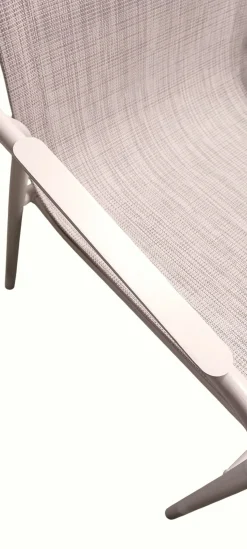 Vendita online di SET TAVOLO + 6 SEDIE IN METALLO E TEXTILENE ARGILLA