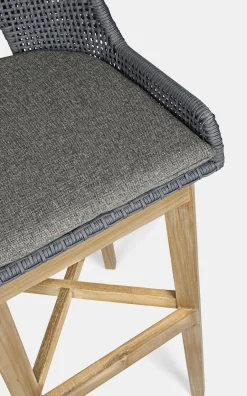 Vendita online di SGABELLO MOD. HESPERIA IN TEAK E CORDA
