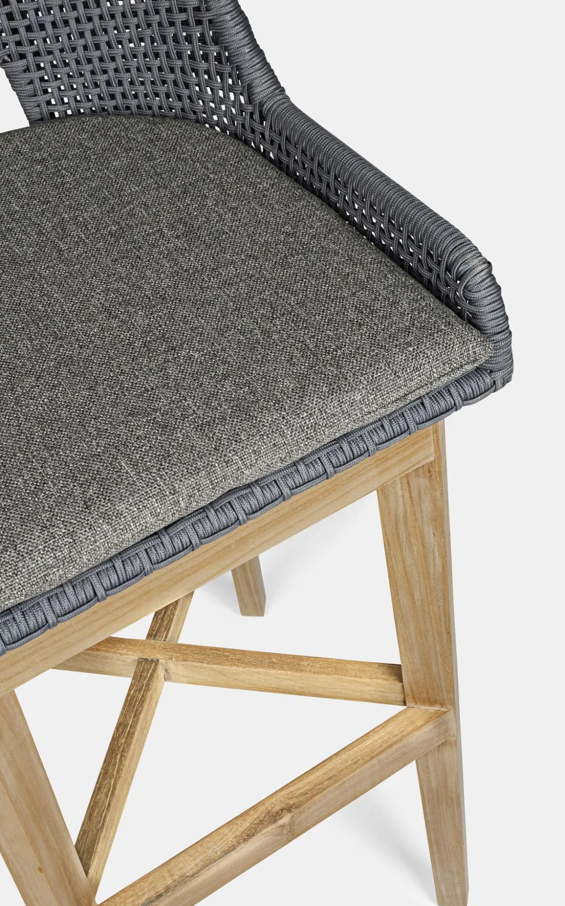 Vendita online di SGABELLO MOD. HESPERIA IN TEAK E CORDA