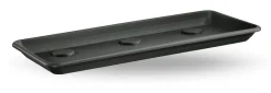Vendita online di SOTTOFIORIERA RETTANGOLARE ANTHEA IN PLASTICA 100X45CM ANTRACITE