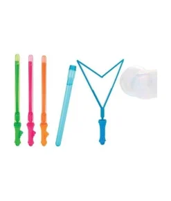 Vendita online di SPADA BOLLE DI SAPONE 45CM 100ML 12 PEZZI ASSORTITO