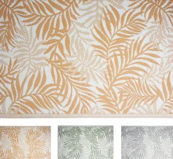 Vendita online di STUOIA 120X180 CON DECORO FOGLIE ASSORTITO