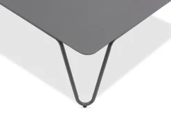 Vendita online di TAVOLINO MOD. RIVA CM 80X80 METALLO ANTRACITE