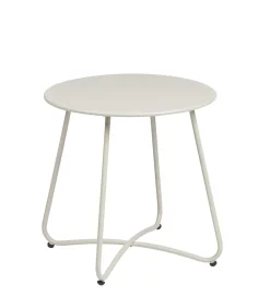 Vendita online di TAVOLINO MOD. AUSTIN DIAM. CM 45 H.45 METALLO GESSO OPACO