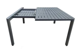 Vendita online di TAVOLO ALL. CM 97X149 H. 75 ALLUMINIO ANTRACITE