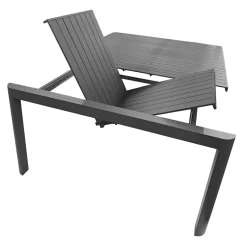 Vendita online di TAVOLO ALL. CM 97X149 H. 75 ALLUMINIO ANTRACITE