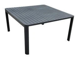 Vendita online di TAVOLO ALL. CM 97X149 H. 75 ALLUMINIO ANTRACITE