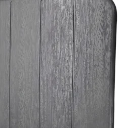 Vendita online di TAVOLO CM 78X78 METALLO BIANCO E PLASTICA EFFETTO LEGNO ANTRACITE