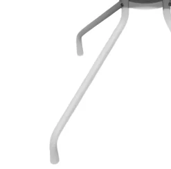 Vendita online di TAVOLO CM 78X78 METALLO BIANCO E PLASTICA EFFETTO LEGNO ANTRACITE