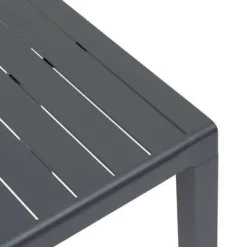 Vendita online di TAVOLO FISSO AYORA CM 160X75 ALLUMINIO ANTRACITE