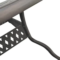 Vendita online di TAVOLO FISSO CM 165X165 ALLUMINIO PRESSOFUSO ANTRACITE