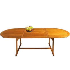 Vendita online di TAVOLO OVALE ALL. CM 150X100 H. 75 LEGNO DI ACACIA