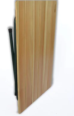 Vendita online di TAVOLO PIEGHEVOLE CM 100X60 METALLO E LARICE
