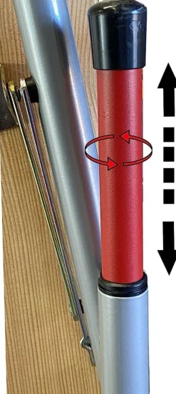 Vendita online di TAVOLO PROLUNGA CM 120X80 IN METALLO E LARICE
