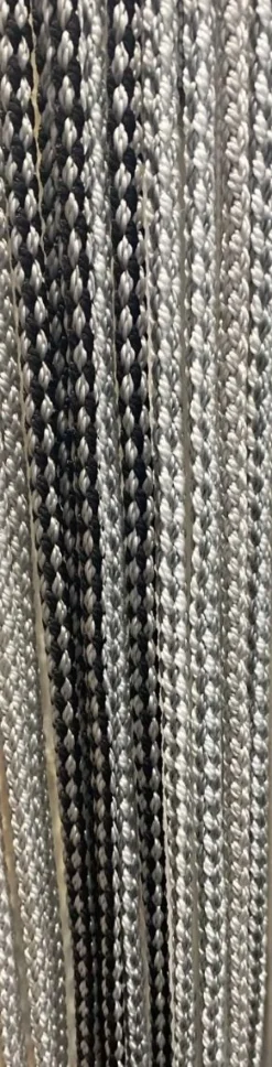 Vendita online di TENDA KORDEL 100X220 CM NERO/ARGENTO