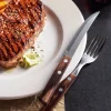 Vendita online di TRAMONTINA - SET 4 COLTELLI DA BISTECCA/PIZZA IN ACCIAIO E POLYWOOD