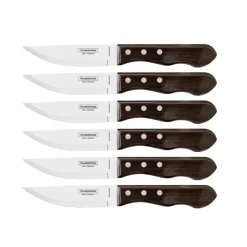 Vendita online di TRAMONTINA - SET 6 COLTELLI DA BISTECCA IN ACCIAIO INOX E POLYWOOD