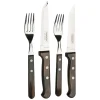 Vendita online di TRAMONTINA - SET 4 POSATE DA BARBECUE IN ACCIAIO INOX E LEGNO