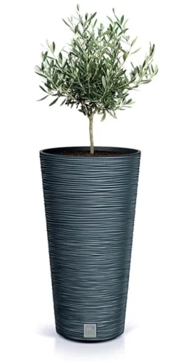 Vendita online di VASO FURU SLIM 27LT 30X57.5CM IN PLASTICA ANTRACITE
