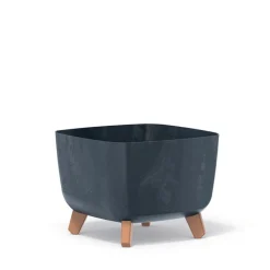 Vendita online di VASO GRACIA SQUARE EFFETTO CEMENTO 29X29X22CM ANTRACITE